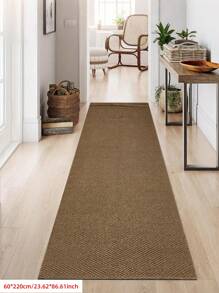 1 件卧室地毯仿剑麻长条地毯，非常适合入口、洗衣房、走廊、卧室、厨房、客厅和餐厅的硬木地板，时尚长地垫 - 室内四季家居装饰、门垫、可洗且防滑，非常适合家庭用作走廊地毯、卧室地毯、厨房地毯、床边地毯、家居装饰 | 厨房装饰