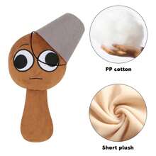Sprunki Plush,Sprunki Plushies,Sprunki Soft And Funs Stuffed Toys Dolls For Fans And Friends Christmas Birthday - Dark Brown - 查看 5