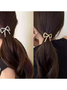 1 pieza Lazo de pelo con cuentas simple y elegante para mujeres, lazo de pelo elástico con un tacto de alta gama, sostenedor de coleta durable, lazos de pelo de calle, sostenedores de coleta, ligas de pelo, bandas de goma para el cabello, scrunchies, cuerda para el cabello