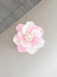 1pc Vintage Daisy Metal Phone Holder: Durable Aluminum Handle, Space-Saving Design, Fashionable, Compatible With All Phones Compatible With IPhone, Android Phone, Gift For Birthday, Family, Friends Push-Pull Phone Grip, Phone Accessories