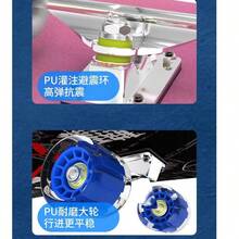 Deskorolka dla początkujących nastolatków i dorosłych, deskorolka z podwójnym kołem i czterema kołami, dostawa losowego wzoru - Wielokolorowe - Zobacz 4