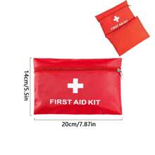 Kit de primeros auxilios premium - Completo con vendas, tijeras, pinzas y talla grande para el hogar y aventuras al aire libre para bolsa de equipo de emergencia