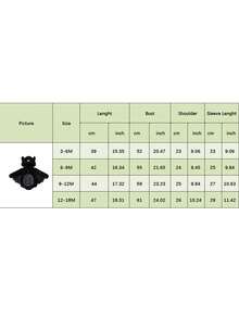 Bat Costume For Baby Boy Girl Halloween Costumes Warm Hooded Bat Outfit Baby Halloween Clothes 3 6 12 18Months - Black - View 7