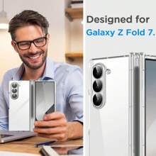Galaxy Z Fold 7 Transparent Anti-Drop Phone Case, Protective Case With Pen Slot