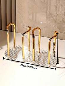 1 件优雅亚克力一次性杯架，适合家庭、咖啡馆、办公室和酒店使用 - 彩色 - 查看 5