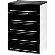 Storage Trunks & Chests - Classic Black + 62cm Width 5 Shelves - View 5