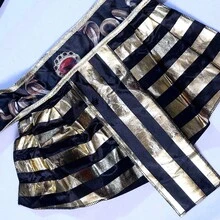 儿童埃及法老角色扮演服装套装，古埃及法老万圣节服装（男孩和女孩适用），金字塔主题派对装扮 - 彩色 - 查看 7