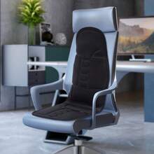 Cojin Sillon De Masajes Con Calor Para Silla Auto Portatil - Negro - Ver 4