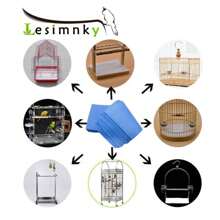 鸟笼垫，防水防漏托盘衬垫，大型鹦鹉笼底吸水垫，加厚尿垫，易于使用，适用于爬行动物/仓鼠/蛇笼，宠物卫生清洁用品