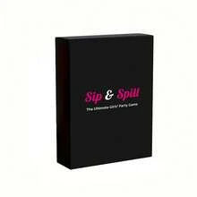 Sip&Spill-Board Game Card, Couples, Date, Party, Wonderful Game, Party Entertainment Game Card, Suitable Holiday Gift, Card Game, Women's Night Game, Party Game