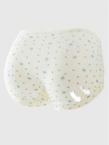 3pcs/Pack Cotton Heart Print Women's Briefs, Soft & Comfortable Underwear, Plus Size, Seamless - Multicolor - View 2