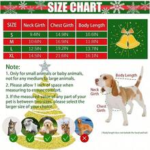 Dog Dress Bowknot Harness Leash Set For Small Girl Dogs Pink Floral Dog Cat Clothes Cute Puppy Outfits Pet Clothes Spring Summer Breathable Dresses(Medium) - 紅色聖誕節和蝴蝶結 - 查看 2