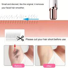 适用于第一代 Finishing Touch Flawless 女士面部脱毛仪的替换头，采用 18K 镀金玫瑰金材质。