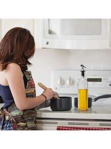 1PC/2PCS Olive Oil Dispenser, Vinegar And Olive Oil Bottle Kitchen Home Dispenser Set 500ML,Olive Oil Carafe For Kitchen,Seasoning Storage Container For Cooking Baking Salad Grilling