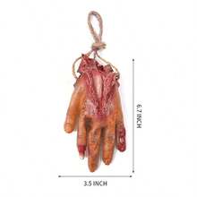 1pc Halloween Scene Decoration Props Broken Limb Pendant Finger Pendant Trick Hand And Foot Heart Props