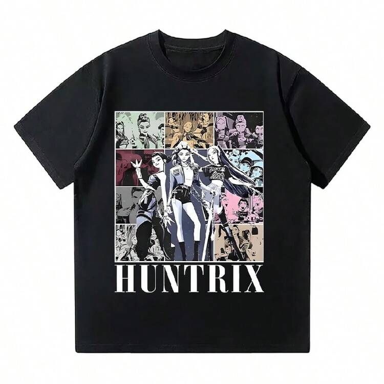 ハントリックスガール KPOP デモ映画 ヴィンテージTシャツ KPOP