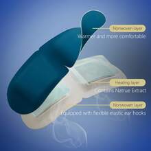 蒸汽眼罩，10/20/30/50片装自热眼罩，眼部SPA面罩，缓解眼疲劳，黑眼圈，浮肿，舒缓湿热眼罩，节日旅行和休闲礼物，学校，返校，旅行，旅行必需品，家居必需品，眼罩，睡眠面罩 - 彩色 - 查看 6