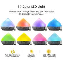 16.91oz Soundwave Technology Cool Mist Humidifier & Essential Oil Diffuser With Remote Control, USB