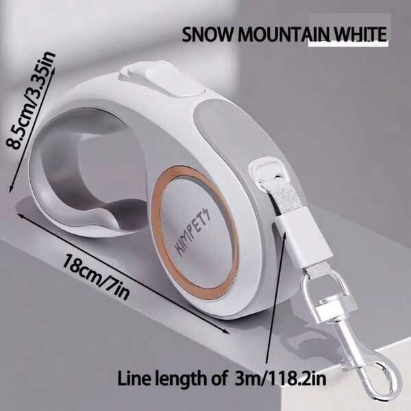 PETZ 3M & 5M Retractable Pet Leash, Upgraded Nylon/PP Material, Non-Slip Handle & One-Click Lock System, Anti-Escape Design For Safety, Suitable For Medium & Small Dogs, Lightweight & Portable For Daily Walks, Travel & Adventure, Single Pack Meets Various Walking Needs | Wedding Season | Independence Day Holiday Gift