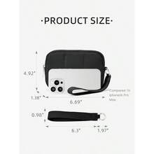WESTBRONCO Puffer Wristlet Wallets For Women RFID Nylon Wallet With Zipper Quilted Purse For Travel Credit Card Holder Phone - 深粉紅色 - 查看 5