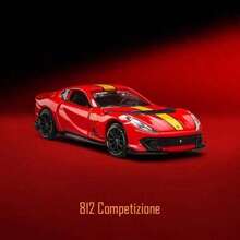 Burago 1/64 Scale  Series Alloy Car Matchbox Miniature Simulation Diecast Car Model Mini Small Sports Car Collection Small Car Model Ornaments For Men's Birthday Gift