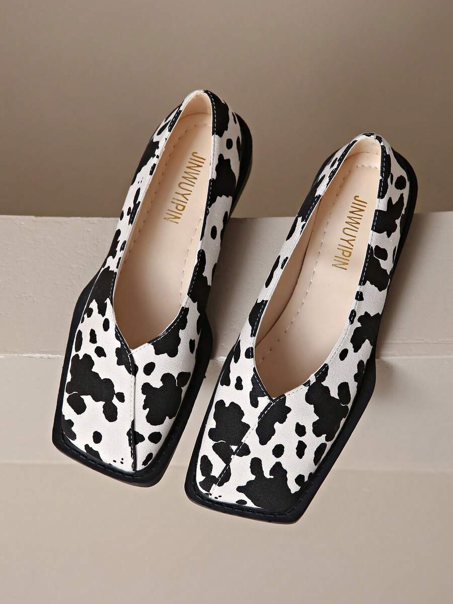 2025新款时尚女式珍珠漆皮复古方头玛丽珍平底鞋，百搭春秋乐福鞋，2025新款热销女式平底鞋