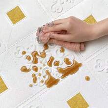 20 片装 3D 雕花自粘墙纸防水适用于天花板卧室浴室背景墙贴 - 彩色 - 查看 7