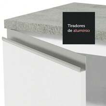 Mostrador 80cm 2 Cajones Blanco Glamy Madesa - Blanco - Ver 6