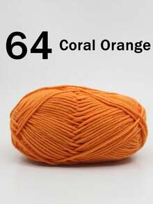 1/2pcs 5-Ply Mixed Milky Acrylic Yarn, 50g/Pc, 100% Acrylic Soft Yarn, Medium Coarse Milk Yarn - Perfect For Hand Knitting, Hand Weaving, DIY Crafts, Knitting, And Crochet, Soft & Versatile, Used For DIY Crocheting And Knitting Bags