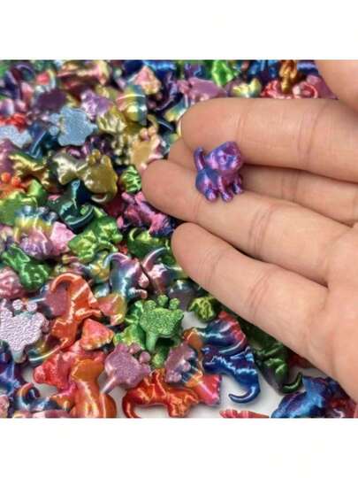 1/5/10/15/20 件 3D 打印迷你狗动物多色套装，可爱 3D 家居装饰微型狗模型 [颜色随机] [产品较小，请检查图片尺寸]