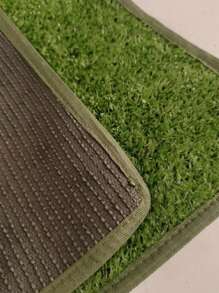 1pc Artificial Lawn, Realistic Indoor And Outdoor Garden Balcony Decoration Landscape Synthetic Fake Grass Pet Carpet
