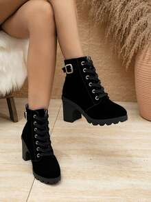 Women Ankle Boots & Booties - Black - View 3