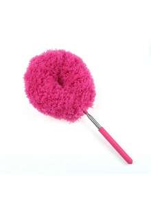 Un limpiador de ranuras telescópico y flexible de acero inoxidable a gran escala / Adecuado para barrer el polvo en salas de estar, cocinas, dormitorios, baños, etc. / No desprende pelusa / Antiestático / Lavable / Flexible 360 grados y se puede extender hasta 75 cm para limpiar ranuras. Cepillo para limpiar telarañas / Cabezal de cepillo de fibra para uso durante todo el año