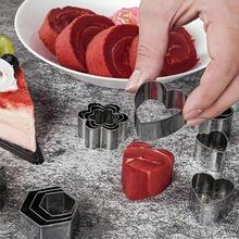 30pcs Mini Cookie Cutter Set - Stainless Steel Shapes Include Heart, Star, Round, Square, Hexagon, Oval, Diamond - Perfect For Baking, Crafts And Kids Fun Gifts