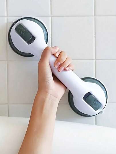 Shower Handle Safety Helper Handle Anti-Slip Support Bathroom Safety Grab Handle Vacuum Suction Cup Cup Handrail Bathroom Accessories
