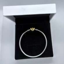 1pc Fashion Women Round Button DIY Pendant Snake Bone Bracelet, Suitable For Daily Matching, Perfect Holiday Gift For Women - Classic Heart Clasp Bracelet - View 50