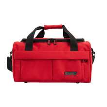 1 Stück Oxford 93L großer 600D Polyester Reisetasche, europäische Marke französisches Design, wasserdicht mit vielen Fächern 70x38x35cm, Reise, Geschäftsreise, Urlaubsutensilie, Feriennotwendigkeit, elegant, modische Grundlage, Frühling, Familienausflug Geschenkidee, Top-Artikel, leuchtender Farbkontrast, unisex - 32150 (50x26x28cm) rot - Übersicht 4