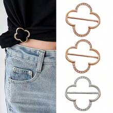 2/3/4/5/6/8 件 T 恤夹环套装 - 衬衫、围巾和帽子的时尚配饰，腰带服装配饰 - 多功能时尚配饰服装围巾优雅连衣裙角扣环