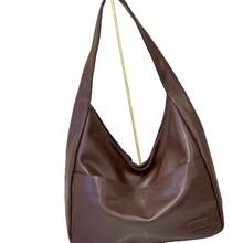 Borse a tracolla da donna - Marrone cioccolato [stile cerniera] - Visualizzare 4