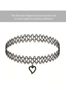 25 种款式可选，1 件哥特式月亮吊坠项链，复古风格元素包括星星、月亮、蝴蝶、蜘蛛、蜘蛛网、珍珠、翅膀、邪恶之眼、哈姆萨之手、和平、心、猫、生命之树、死亡圣器，万圣节奇特服装配饰，黑色链式项链，哥特式装饰，叛逆千年虫项链，Y2K 珠宝，女士配饰 - 彩色 - 查看 28