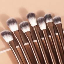 13pcs Makeup Brush Set - Nylon Bristles Foundation Brush, Blush Brush, Eye Makeup Brushes - Fragrance-Free, Suitable For All Skin Types - Portable Travel Set, Ideal For Beginners - Perfect Gift For Parties And Women