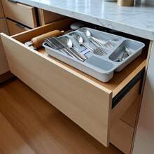 Charola Organizadora Cubiertos Vajilla Utensilios Cocina Cajón Almacenamiento - gr - Ver 2