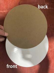 10/5/1入 (8/10/12英吋) 白色圓形蛋糕底盤，瓦楞蛋糕底座，適用於烘焙店烘焙、蛋糕DIY、甜點、生日派對、點心、杯子蛋糕展示盤、主題派對、蛋糕裝飾用品、婚禮派對 - 彩色 - 查看 11