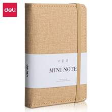 Deli Taschenheft (11,4 cm x 7,6 cm) - 96 Blatt Mini-Notizbuch, tragbarer Bürobegleiter für Notizen & Journaling - Einheitsgröße - Übersicht 3