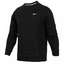 Nike Breathable Sports Sweatshirt, Casual Round Neck Pullover For Running, Training, Fitness - Black - View 1