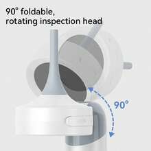 Four In One Intelligent Ear And Nose Camera, 2 Million High-Definition Screen -90 ° Rotating Detection Head, Rechargeable Lithium Battery, Including Wax Removal Tools For Ears, Nose, Skin, Hair, Mouth, And Pets, Including 12 Accessories - White - View 10