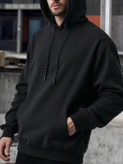 Sudadera deportiva con capucha holgada para hombres | Cómoda para senderismo al aire ciclismo, correr, gimnasio, transpirable y ligera que absorbe la humedad