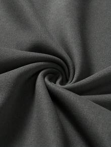 Dark Gray Printing, Spring And Autumn, Men's Fashion Crew Neck Sweater, Outdoor Wear Inside And Outside With The Same Crew Neck Sweater For Men And Wome. - 深灰色 - 查看 5