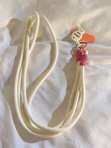 Móc khóa hình cá tối giản đen trắng, dây đeo ốp điện thoại dạng lưới, dây đeo cổ tay. - Nhiều màu - Xem 14