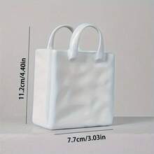 1 PIEZA Organizador de escritorio de estilo vintage con diseño de cesta de flores - Organizador de resina estética para almacenar brochas de maquillaje, gafas, bolígrafos, joyas, soporte para ramos, decoración de escritorio de oficina, bandeja de tocador, perfecto para mujeres, adolescentes, novias, gran regalo para el Día de la Madre, San Valentín (superficie pulida, estilo retro) - Multicolor - Ver 6